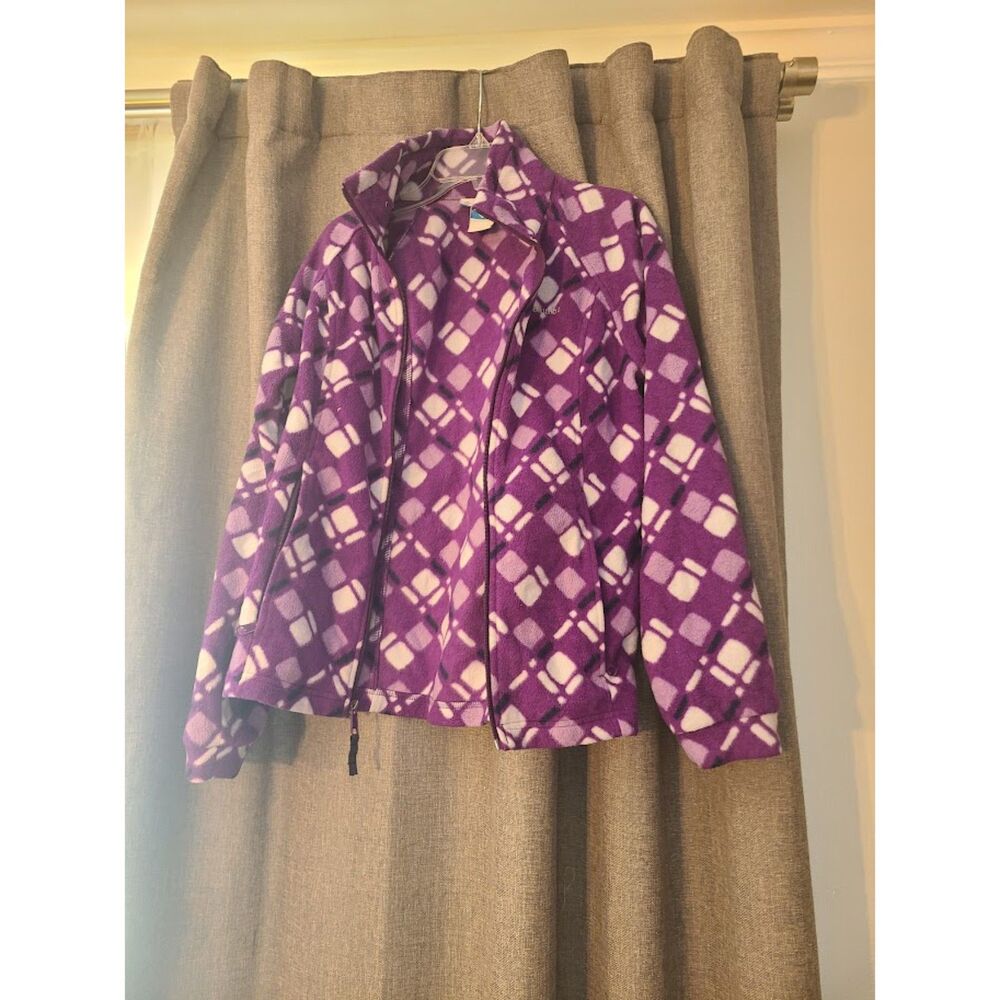 Columbia Fleece Girls Jacket Purple 14/16
